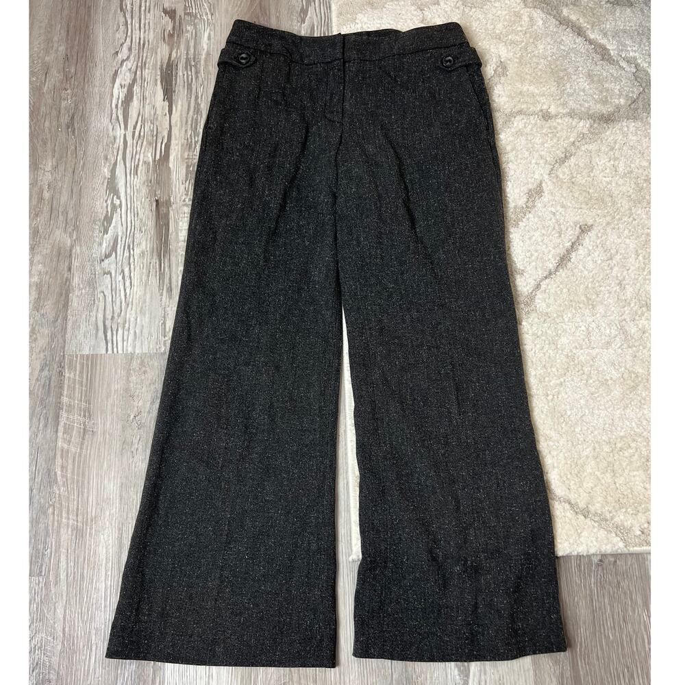 Flare Y2K Old Money Gray Tailored Dress Pants Women’s 6 CareerCore Slacks - Picture 2 of 9
